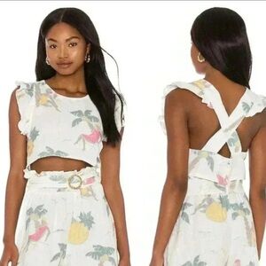 NWT Anthropologie Place Nationale La Coquille Top